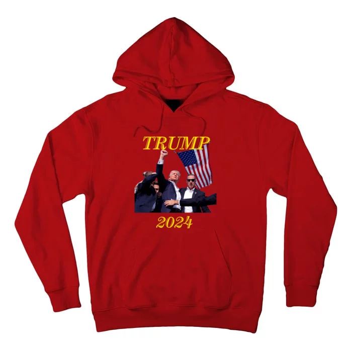 Donald Trump Election Rally 2024 Survived Assassination Shot Tall Hoodie