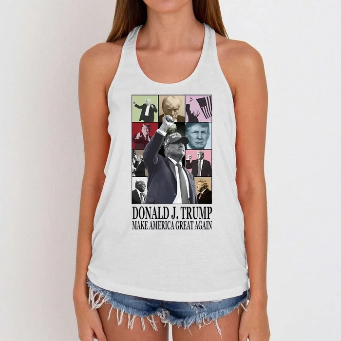 Donald Trump Era Women's Knotted Racerback Tank