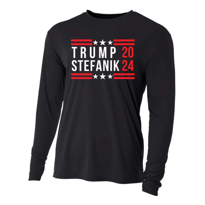 Donald Trump Elise Stefanik Election 2024 Trump Stefanik 2024 Cooling Performance Long Sleeve Crew