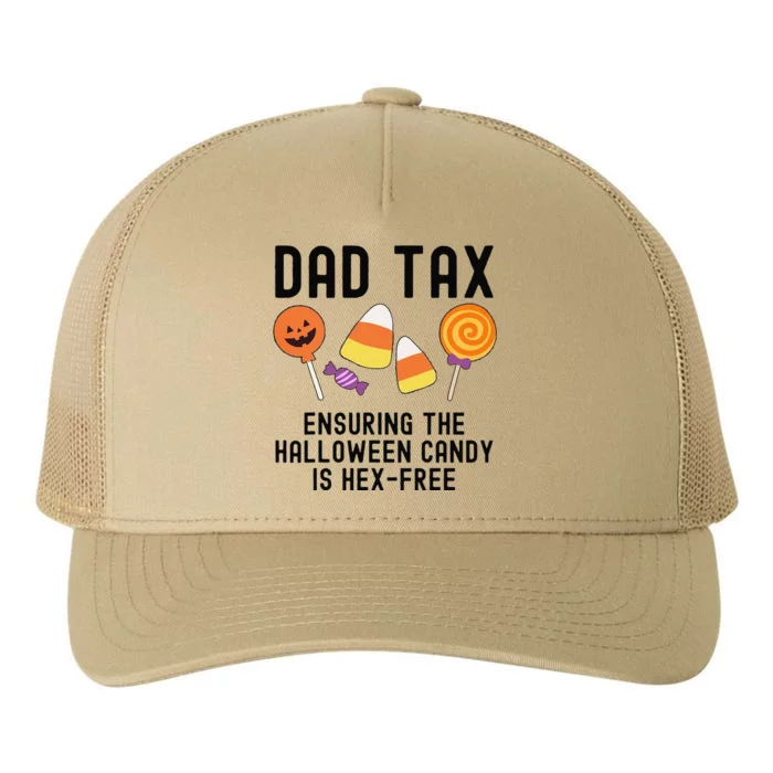 Dad Tax Ensuring The Halloween Candy Is Hex Free Yupoong Adult 5-Panel Trucker Hat