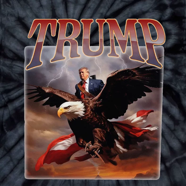 Donald Trump Eagle Usa President 2024 Take America Back Maga Tie-Dye T-Shirt