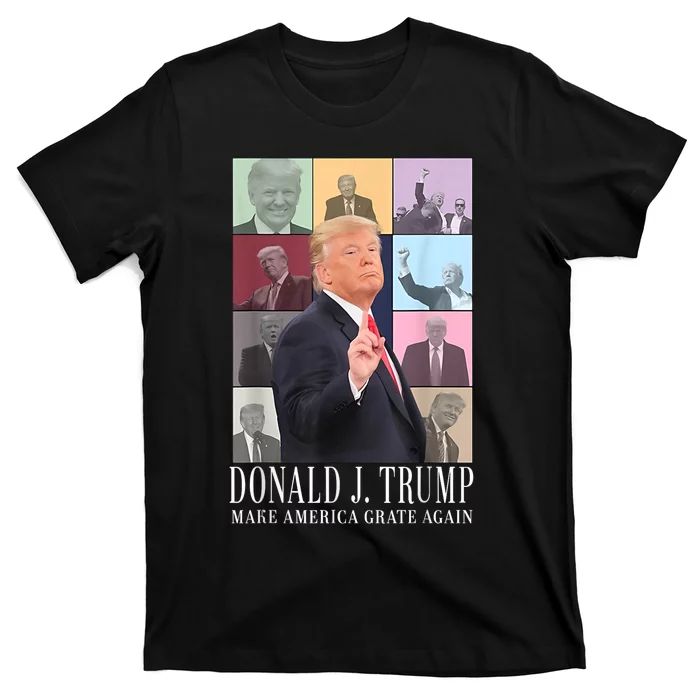 Donald Trump Era Funny Music Vote Trump For President 2024 T-Shirt