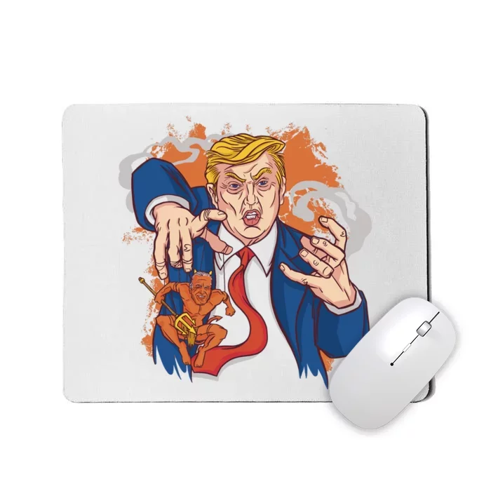 Donald Trump Evil Biden Mousepad