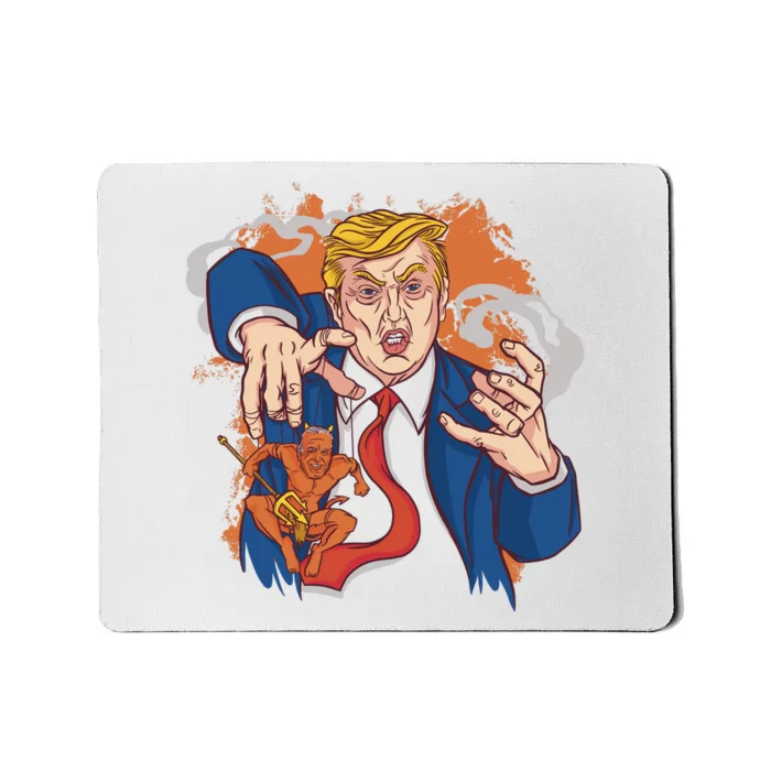 Donald Trump Evil Biden Mousepad