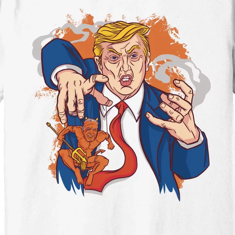 Donald Trump Evil Biden Premium T-Shirt