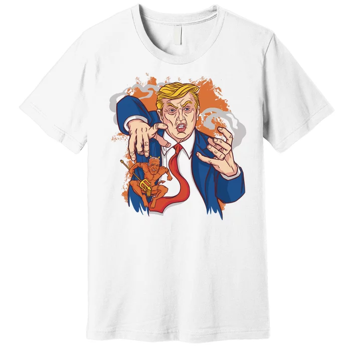 Donald Trump Evil Biden Premium T-Shirt