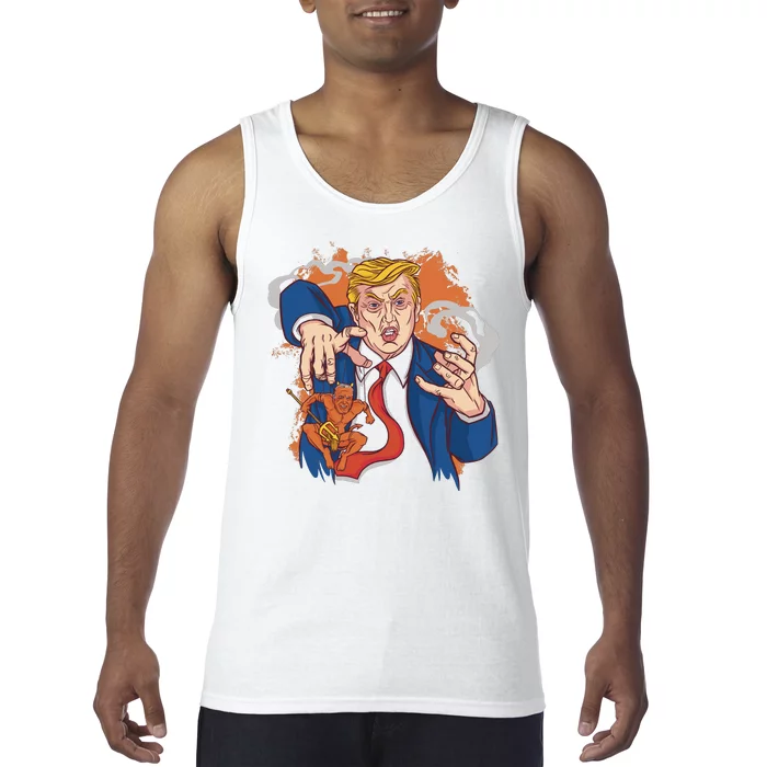 Donald Trump Evil Biden Tank Top