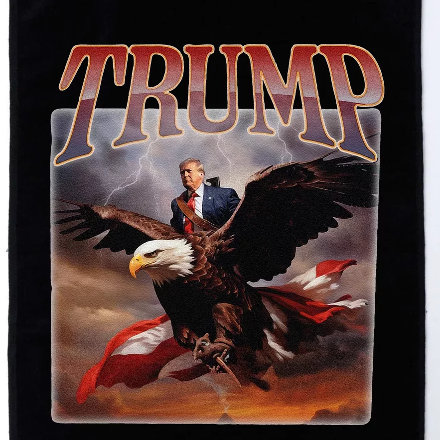 Donald Trump Eagle Usa President 2024 Take America Back Maga Gift Platinum Collection Golf Towel