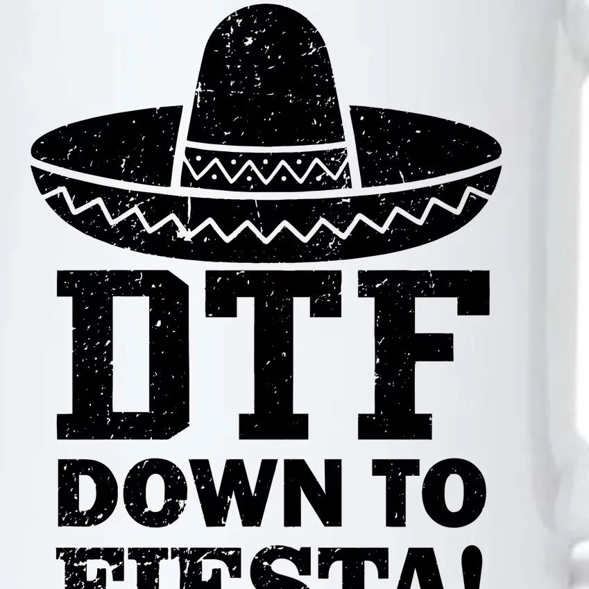 DTF Down To Fiesta Black Color Changing Mug