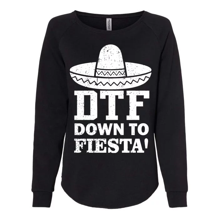 DTF Down To Fiesta Womens California Wash Sweatshirt