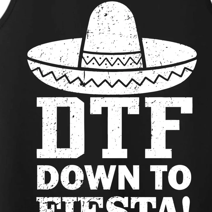 DTF Down To Fiesta Performance Tank