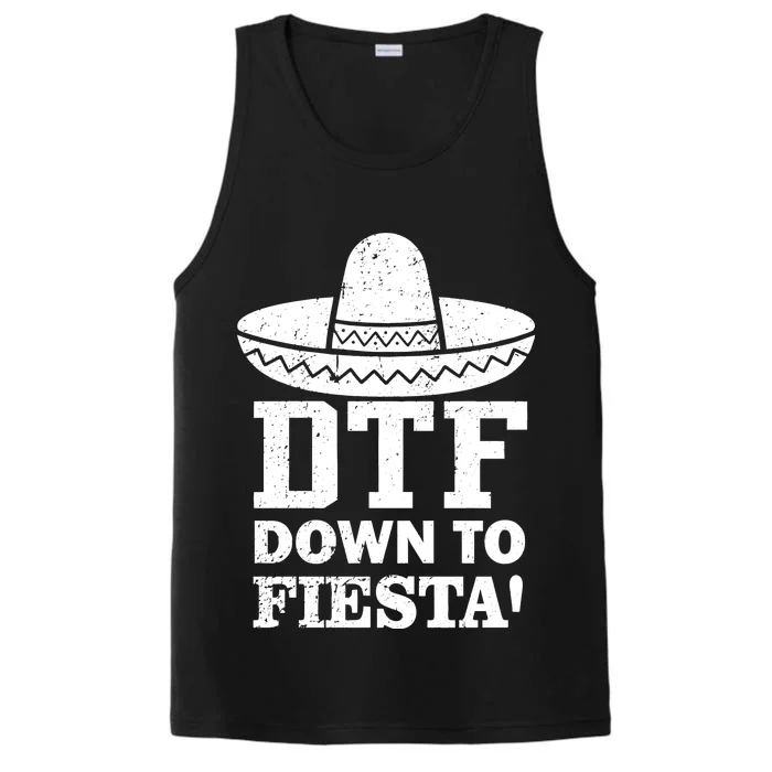 DTF Down To Fiesta Performance Tank