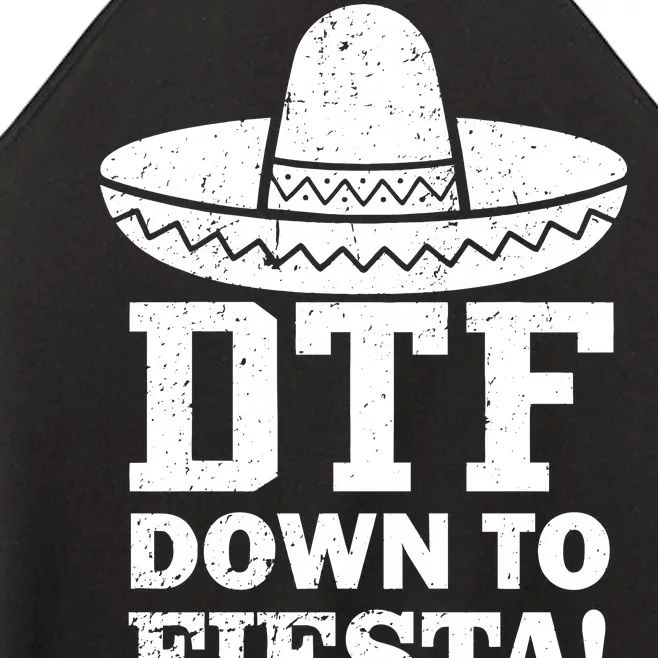 DTF Down To Fiesta Women’s Perfect Tri Rocker Tank