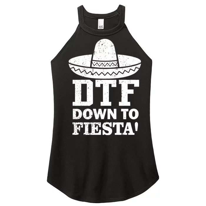 DTF Down To Fiesta Women’s Perfect Tri Rocker Tank