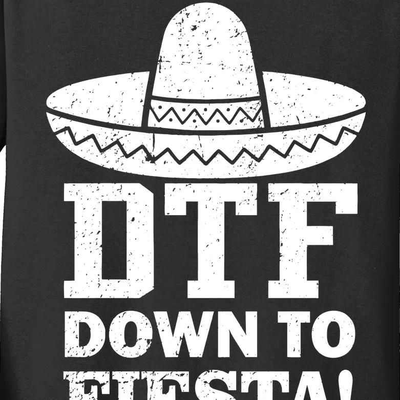 DTF Down To Fiesta Kids Long Sleeve Shirt