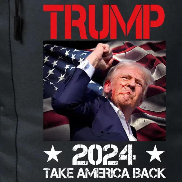 Donald Trump Fist Pump Take America Back 2024 Usa Daily Commute Backpack