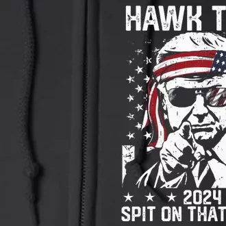 Donal Trump Funny Hawk Tush Spit On That Thang Full Zip Hoodie