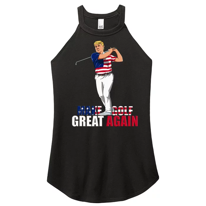 Donald Trump Funny Golf Gift Women’s Perfect Tri Rocker Tank