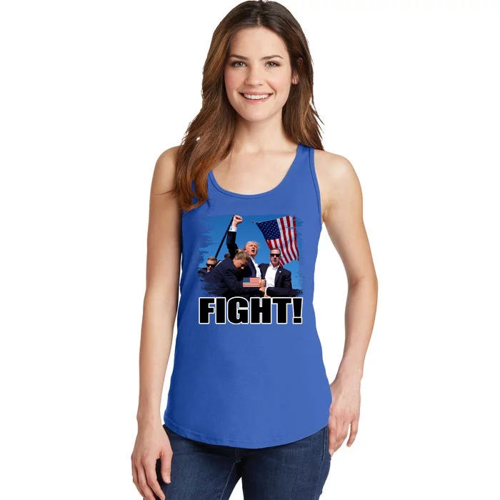 Donald Trump Fight Maga Make America Great Again Ladies Essential Tank