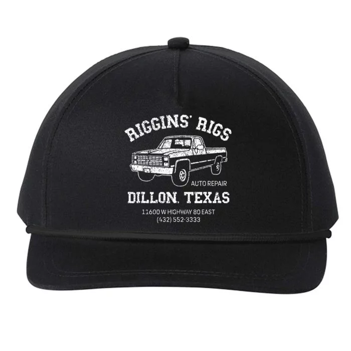 Dillon Texas Football Fan Auto Repair Riggins Rigs Snapback Five-Panel Rope Hat