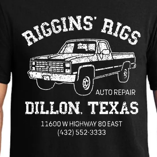 Dillon Texas Football Fan Auto Repair Riggins Rigs Pajama Set