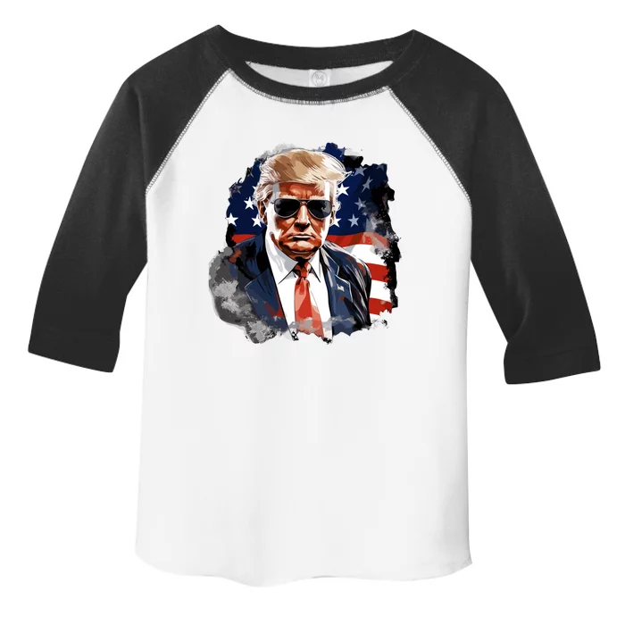 Donald Trump For President 2024 Gift Toddler Fine Jersey T-Shirt