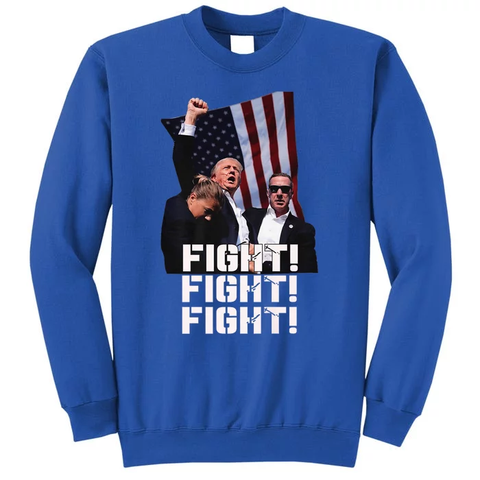 Donald Trump Fight Fighting Fighters Supporters Americans Tall Sweatshirt