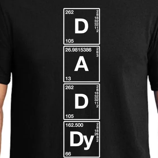 Daddy Tee Funny Gift Funny Sarcastic Family Science Dad Great Gift Pajama Set