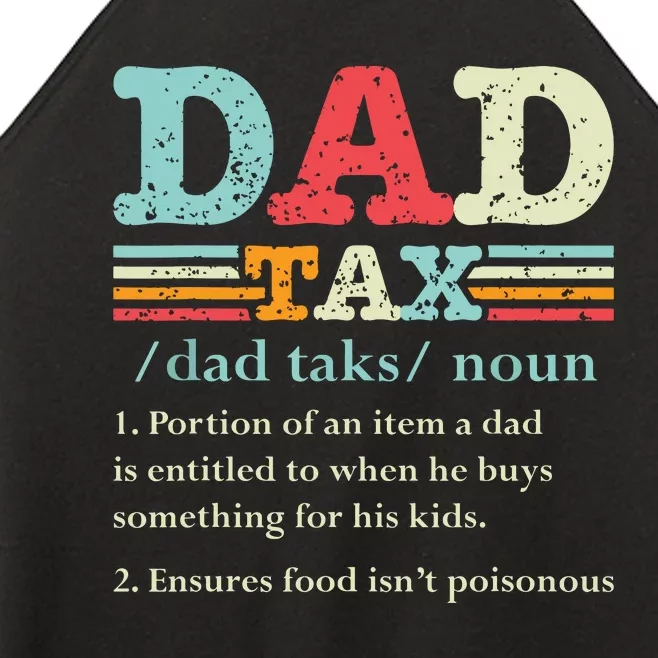 Dad Tax Funny Dad Tax Definition Fathers Day Women’s Perfect Tri Rocker Tank