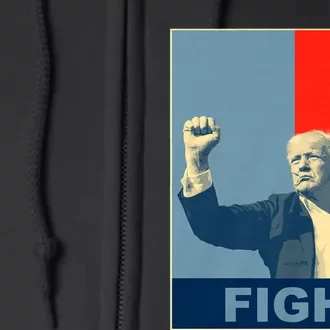 Donald Trump Fight Fight Fight Trump 2024 Fight Full Zip Hoodie