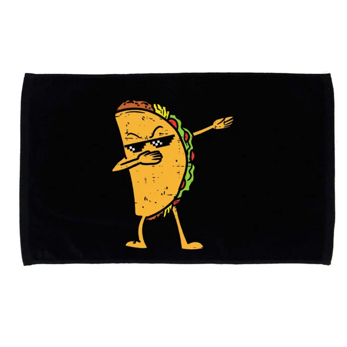 Dabbing Taco Funny Cinco De Mayo Dab Dance Microfiber Hand Towel