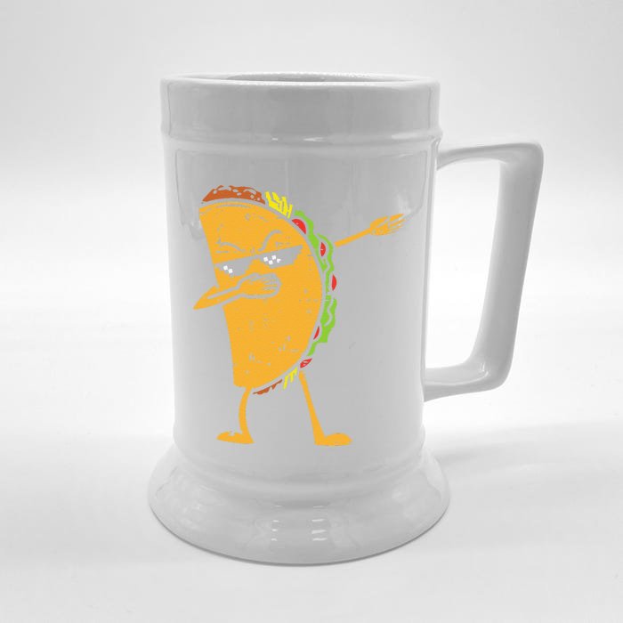 Dabbing Taco Funny Cinco De Mayo Dab Dance Front & Back Beer Stein