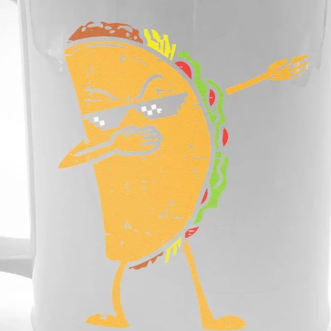 Dabbing Taco Funny Cinco De Mayo Dab Dance Front & Back Beer Stein