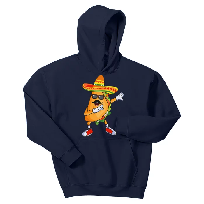 Dabbing Taco Funny Cinco De Mayo Mexican Party Kids Hoodie