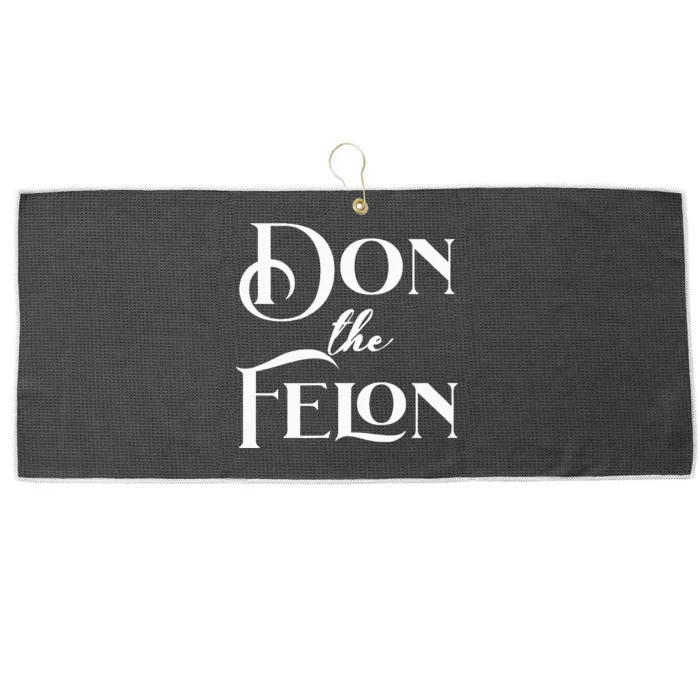 Don The Felon Large Microfiber Waffle Golf Towel