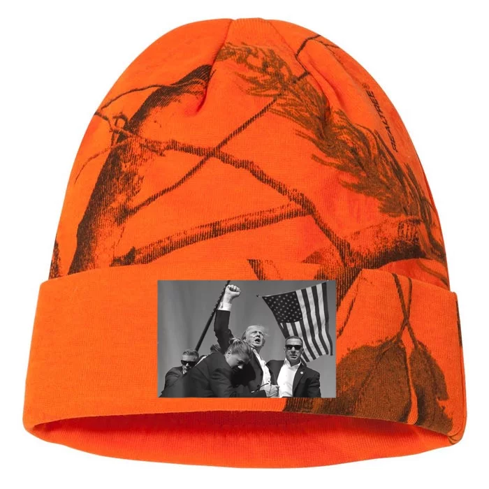 Donald Trump Fist Pump Gift Kati - 12in Camo Beanie