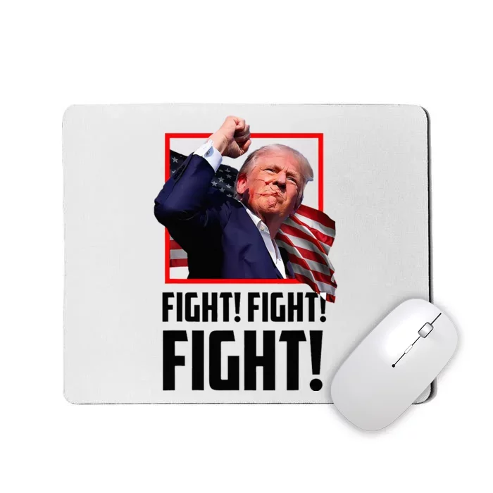 Donald Trump Fight Fighting Fighters Supporters Americans Mousepad