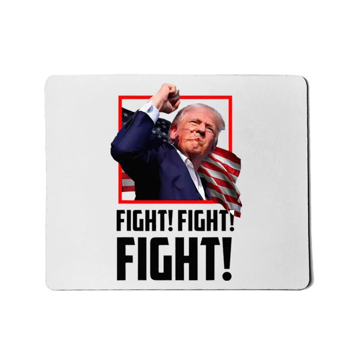 Donald Trump Fight Fighting Fighters Supporters Americans Mousepad