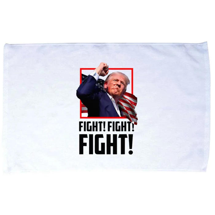 Donald Trump Fight Fighting Fighters Supporters Americans Microfiber Hand Towel