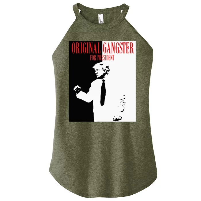 Donald Trump For President 2024 Original Gangster Women’s Perfect Tri Rocker Tank