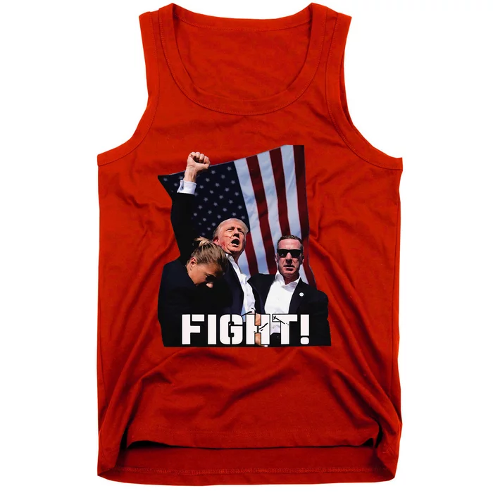 Donald Trump Fight Fighting Fighters Supporters Americans Tank Top