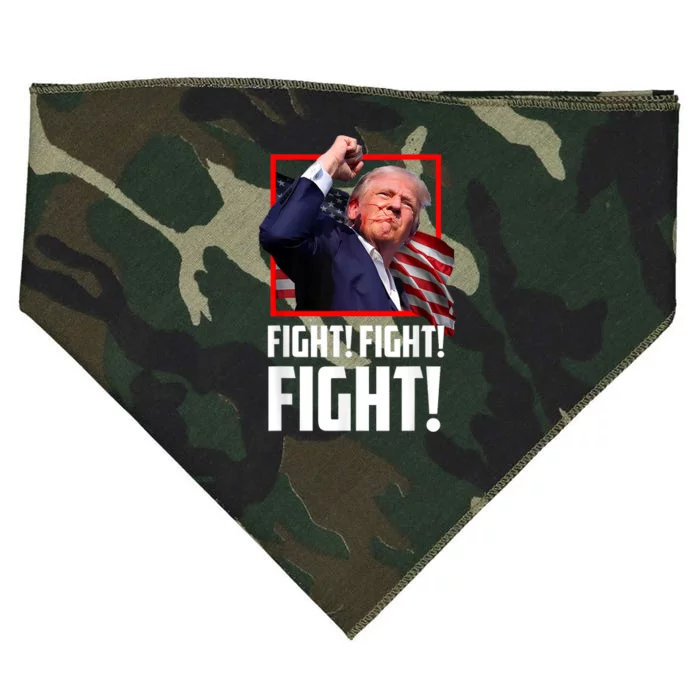 Donald Trump Fight Fighting Fighters Supporters Americans USA-Made Doggie Bandana