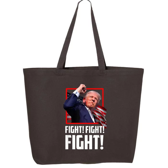 Donald Trump Fight Fighting Fighters Supporters Americans 25L Jumbo Tote