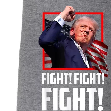 Donald Trump Fight Fighting Fighters Supporters Americans Doggie 3-End Fleece Hoodie