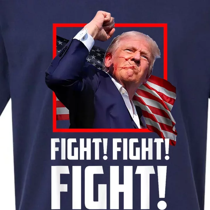 Donald Trump Fight Fighting Fighters Supporters Americans Sueded Cloud Jersey T-Shirt