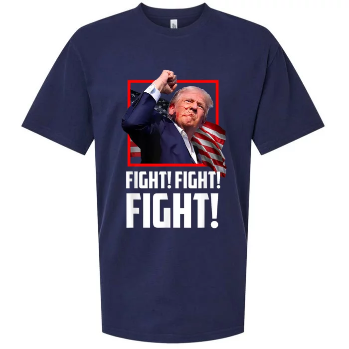 Donald Trump Fight Fighting Fighters Supporters Americans Sueded Cloud Jersey T-Shirt