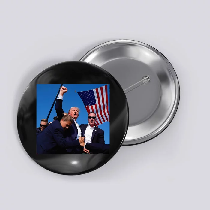 Donald Trump Fight Fist 2024 Button