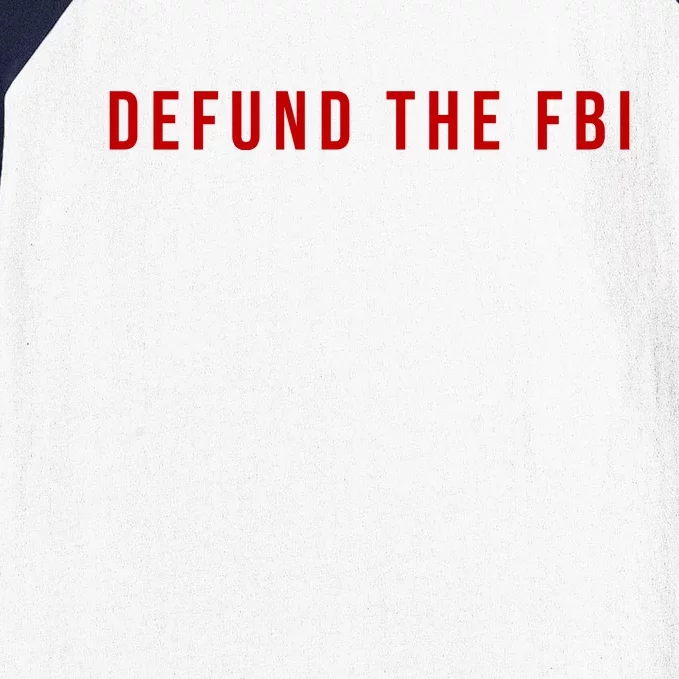 Defund The FBI Baseball Sleeve Shirt