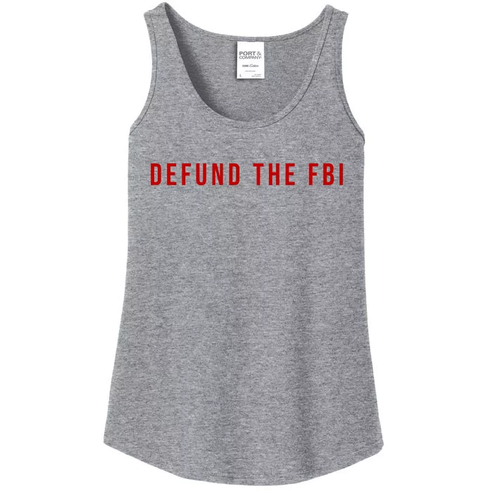 Defund The FBI Ladies Essential Tank