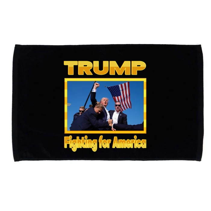 Donald Trump Fighting For America Microfiber Hand Towel